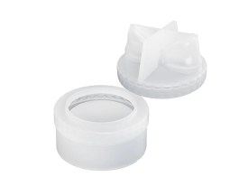 Molde silicona mini alhajero con moño
